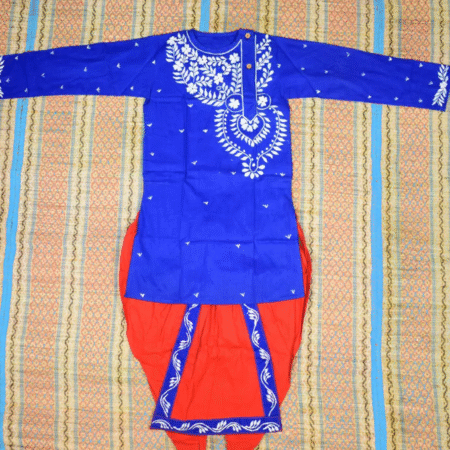 Pujo Dhoti Punjabi Navdisha Textiles